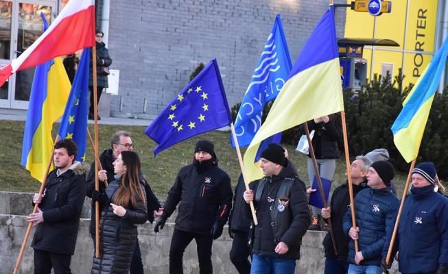 Giżycko wspiera dzielną Ukrainę